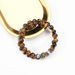 Special Ethnic Style Original Tasbiha Muslim Rosary 8 Cm Natural Eye Agate Bracelet_ipsvogv.com