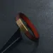 Men Jewelry Punk Brown Braided Leather Bracelet for Stainless Steel Magnetic Clasp Fashion 20.5cm Bangles Gifts_ipsvogv.com
