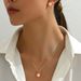 2024 New Fashion OL Necklace Earring Set Women's Personalized Dog Paw Print Drip Oil Versatile Design Collar Chain_ipsvogv.com