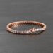 Rose Gold White Tennis 3mm 4mm 5mm Hip Hop Jewelry Copper Micro Inlaid Zirconia Bracelet For Women_ipsvogv.com