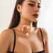 Free Knotted Velvet Rope Rose Necklace Female, Spring And Summer Trendy Personality Sweet Dating Party Versatile Collarbone Chain_ipsvogv.com
