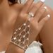 Women’s Jewelry Set Fashion Ladies Party Bracelet Stage Model Performance Tassel Female Bracelet Ring_ipsvogv.com