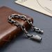 wz1166 High-End Rattan Grass Pattern For Men, Unique Simple Jewelry, Korean Style Hip-Hop Niche Design Bracelet_ipsvogv.com