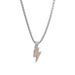 Personalized Versatile Lightning Necklace Men's Trendy Street Jumpy Hip Hop Pendant Cool ins Paired with Gift Jewelry_ipsvogv.com