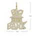 Hip Hop New BG USD Trendy And Fashionable Men's Diamond Set Pendant Necklace_ipsvogv.com