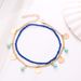 Hot Selling Accessories Bohemian Blue Turquoise Round Piece Beaded Combination Ankle Bracelet_ipsvogv.com