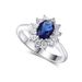 Fashion wedding jewelry Popular red zircon rose gold plated women's ring_ipsvogv.com