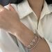 Double Layer Cuban Chain Minimalist Titanium Steel Bracelet For Women, Ins Niche Design, High-end Sense, Light Luxury,_ipsvogv.com