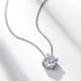 new Moissanite Pendant Female S925 Silver Four Claw Inlaid Moissanite Clavicle Chain Simple Fashion All Match_ipsvogv.com