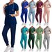 Women's ready-to-use oral dentist surgical gown split toiletry suit elastic quick-drying hospital nurse uniform_ipsvogv.com
