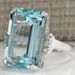 Fashionable And Luxury Topaz Engagement Blue Ring Handicraft_ipsvogv.com