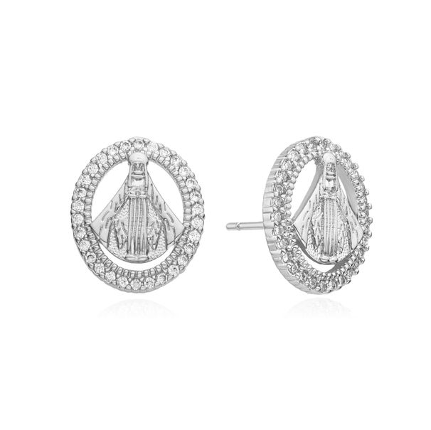 Women’s Jewelry Set Fashion Hot Selling Jewelry Ins Trendy Round Micro Inlaid Zircon Madonna Earrings Fashionable Retro Earrings For Women_ipsvogv.com