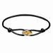 Designer Hand Woven Couple Stainless Steel DIY Bracelet With Color And Three Ring Adjustable Bracelet, Women's_ipsvogv.com