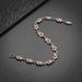 Cloud Brocade Cross Shaped Colorful Jewelry Zircon Seven 11 Color Optional Women's Bracelet_ipsvogv.com