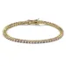 Fashion designer tennis bracelets moissanite jewelry men rise gold sier tenis bracelet iced out chain fashion jewelrys_ipsvogv.com