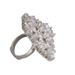hot sale fashion hollow snowflake ring with rhinestone fashion temperament bridal banquet dress accessories_ipsvogv.com