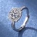 Hot Selling Proposal Ring From Japan And South Korea, Opening Hai Rui 1 Carat Mulberry Diamond Fashionable Zircon Ring,_ipsvogv.com