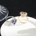 Classic Light Luxury Colorful Diamond Ocean Heart Open Titanium Steel Ring Women's Fashion Stainless Steel Ring Jewelry_ipsvogv.com