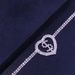 jewelry fashion love dollar stitching Anklet ins style diamond-embedded double row foot decoration female Anklet_ipsvogv.com