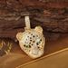 Yao Qua Xiag Jewelry Copper Plated Real Gold Aimal Leopard Head Persoalized Tredy Hip Hop Pedat Necklace For_ipsvogv.com