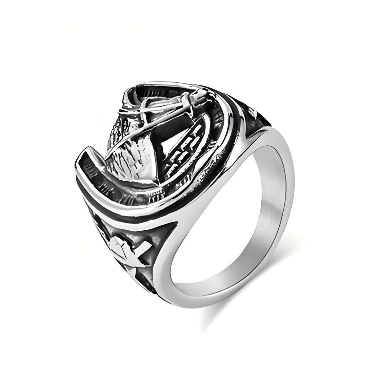 Men's Jewelry Fashion Retro Horse Head Stainless Steel Ring Personality Horse Riding Horse Racing Enthusiasts Wear Rings And Jewelry_ipsvogv.com