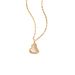 Loving Gold Plated Colorless Titanium Steel Necklace with Minimal Setting, Light Luxury Feeling, Cat Eye Stone Pendant,_ipsvogv.com