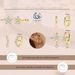 Unisex Real Gold Brass Electroplating Exquisite High Grade Zircon Flower Earrings Versatile Earrings_ipsvogv.com