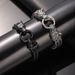 Men's Fashion Stainless Titanium Steel Hip Hop Style Wolf Head Bracelet Personality Trendy Cool Hand Jewelry_ipsvogv.com