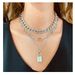 Jewelry Fashion Hip Hop Thick Chain Necklace Punk Retro Lock Pendant Necklace Female_ipsvogv.com