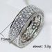 Cao Shi's Korean Style Internet Celebrity Temperament Full Of Stars In Multiple Rows And Is Adorned With Zircon Rings_ipsvogv.com
