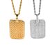 Unisex Hot Sale Military Brand Full Diamond Pendant Micro Inlaid Zircon Square Brand Hip Hop Pendant Trendy Hip Hop Jewelry_ipsvogv.com