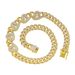 New Men's Full Diamond Love Accessory Splicing Hip Hop Style Chain Necklace_ipsvogv.com