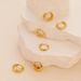 Women’s Jewelry Set Fashion Brass With Real Gold Plating Hot Selling Simple And Elegant Zircon Inlaid Circle Earrings For Ladies Three Piece Set_ipsvogv.com