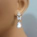 Cao Shi's New Bridal Luxury Water Drop Pear Shaped Zircon Pendant For Women's Wedding Banquet Earrings_ipsvogv.com