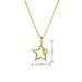 Fashionable And Light Luxury Hollow Five Pointed Star Necklace Niche High End Micro Inlaid Rotatable Snowflake Clavicle Necklace Pendant_ipsvogv.com