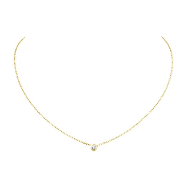 Designer Diamants Legers Pendant Necklaces Diamond D'amour Love Necklace for Women Girls Collier Bijoux Femme Brand_ipsvogv.com