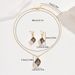 2024 New Style Necklace, Earrings, Women's Jewelry Set, High Grade with Diamond shaped Clavicle Chain_ipsvogv.com