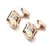 High quality square gear men's movement buttons French shirt cufflink cufflinks_ipsvogv.com
