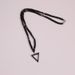 New Seven Pulse Healing And Health Magnet Triangle Pendant Personalized Jewelry Tiger Eye Matte Black Agate Men's_ipsvogv.com