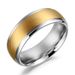 Men's Jewelry Minimalist Gold Stainless Steel Titanium Steel Plain Ring_ipsvogv.com