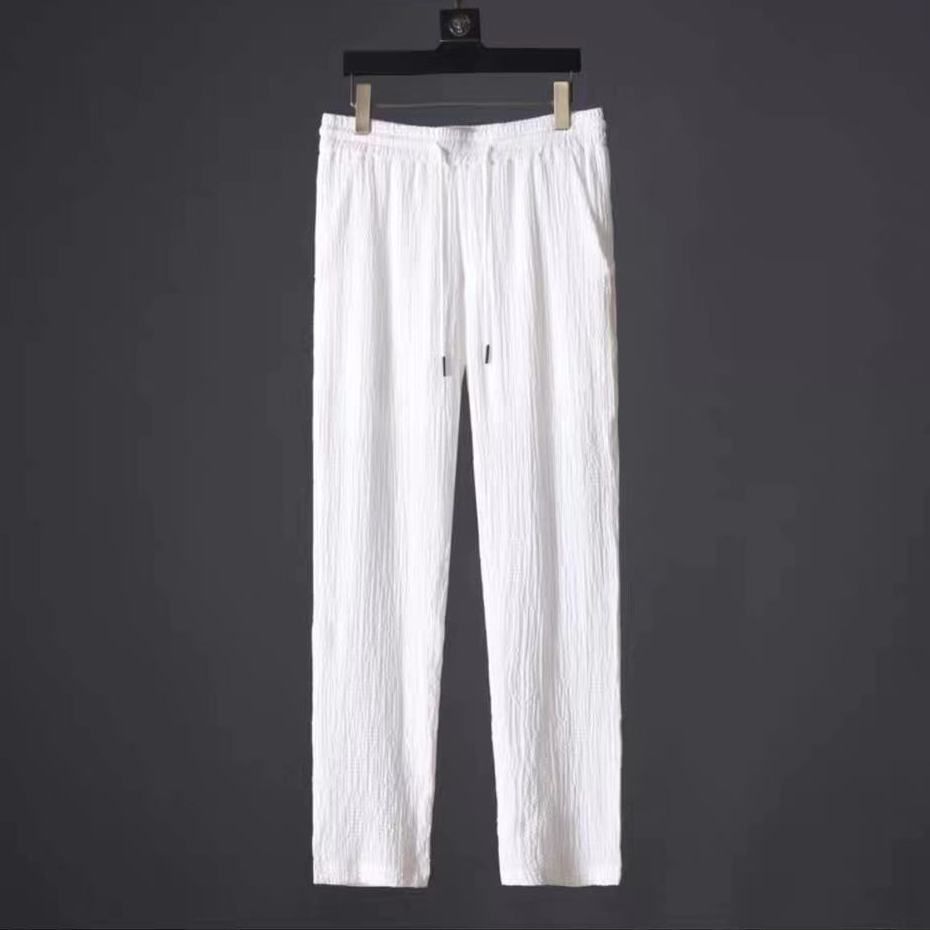 Men's Casual Suit Thin High-End Sports Suit Men's Fashion Short-Sleeved Trousers _ipsvogv.com