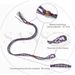 Colorful DIY Crystal Original Woven Necklace Natural Stone Adjustable Telescopic Mesh Bag Pendant Rope_ipsvogv.com