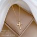 Titanium 【 Body Steel 】 Full Diamond Cross Temperament, Extremely Simple Personality, Real Gold Necklace In The Wind 【 】 Temperament, Personality,_ipsvogv.com