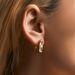French Cold Style Square Retro Earrings Copper Plated K Real Gold Simple INS Style Sugar Cube Maillard Ear Buckle Color Preservation_ipsvogv.com