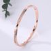 Women's Jewelry Twisted Spiral Wave Bracelet For Girls High End Stacked Bracelet Niche Design High Color Preservation Bracelet_ipsvogv.com