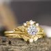 Sanjie's New Tem Floral Ring Gold-plated Zircon Branch Crown, Paired With Ins Jewelry For Women_ipsvogv.com