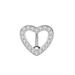 Women's Jewelry Heart Shaped Zircon Belly Button Nail Belly Button Ring Piercing Jewelry_ipsvogv.com