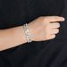 Unisex Hip Hop Zircon Bracelet 15mm Three To One Pig Nose Bubble Cuban Chain Trendy Men's Accessories_ipsvogv.com