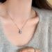 Silver Gray Shijia Pearl Zircon For Women With A High-end Feel, Light Luxury, Niche Collarbone Chain Temperament, Simple_ipsvogv.com