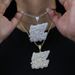 Hip Hop English Letter Loyalty Over Royalty Full Diamond Men's And Women's Hiphop Pendant_ipsvogv.com